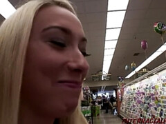 デカチン, ブロンド, フェラチオ, チン, 現実, 馬乗り, ヤリマン, オッパイの