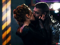 18, デカ尻, デカパイ, フェラチオ, バック, 赤毛, ガリガリ, ティーン