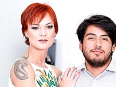 素人, フェラチオ, バック, 自然山雀, ショートヘア, ガリガリ, ティーン, オッパイの