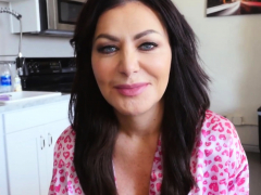 Horny milf is seduced into taking two loaded black cocks