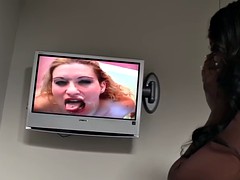 Schwarz, Blasen, Vollbusig, Schwarz, Aufs gesicht abspritzen, Pornostars, Titten