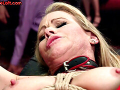Hardtied sluts in public ramming