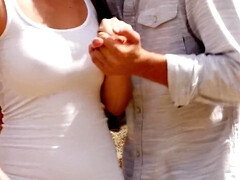 フェラチオ, ドレス, ジーンズ, なめる, 自然山雀, ピアス, オマンコ, のぞき