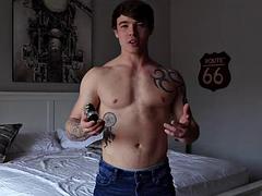 Amateur, Anal, Sucer une bite, Couple, Homosexuelle, Poilue, Branlette thaïlandaise, Tatouage