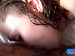 Adorable, Anal, Cul, Sucer une bite, Brunette brune, Tir de sperme, Groupe, Léchez