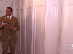 アナル, ベッドルーム, ボンデージ, 顔射, 3p男男女, オマンコ, スパンキング, オッパイの