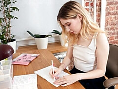 Grosser schwanz, Blondine, Blasen, Hundestellung, Natürlichen titten, Dürr, Jungendliche (18+), Titten