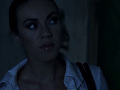 In den arsch, Braunhaarige, Süss, Doppelpenetration, Französisch, Gruppensex, Lingerie, Flotter dreier