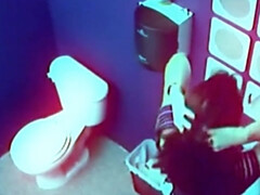 Fétiche, Doigter, Hd, Masturbation, Public, Nénés, Toilettes, Uniforme