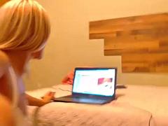 Lieveling, Grote mammen, Blond, Masturbatie, Moeder die ik wil neuken, Alleen, Tieten likken, Webcamera