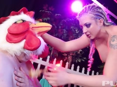 黒人, ブロンド, 浮気する, チン, バック, ハードコア, ラフ, 奴隷