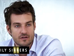 お尻, ブロンド, 家族, なめる, オフィス, オマンコ, 秘密の, ガリガリ