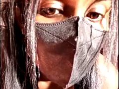 素人, 脇の下, デカパイ, 黒人, ダブル開発, 公共, 一人, オッパイの