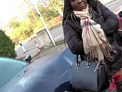 素人, 黒人, フェラチオ, 中出し, 黒人, ドイツ人, オマンコ