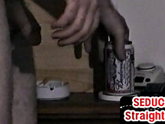 Real hairy amateur gets blowjob and cums in mouth