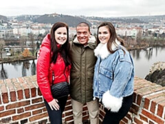 Любители, Спальня, Большая жопа, Большой член, Минет, Собачьи, Две девушки, Милф