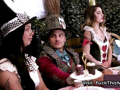 アナル, フェラチオ, 巨乳な, グループ, ハードコア, 淫乱熟女, 自然山雀, オージー