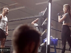 Haley Reed Spreads Her Legs for Two Boxers