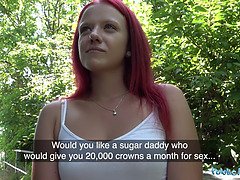 Любители, Большой член, Секс без цензуры, Деньги, На природе, На публике, Реалити, Рыжие