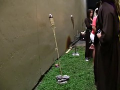 大学生, グループ, レズビアン, なめる