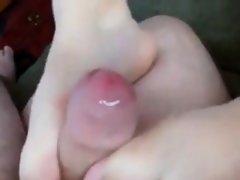 Amateur, Tir de sperme, Fétiche, Fétiche des pieds