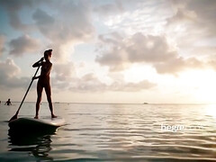 Cul, Plage, Plantureuse, Queue, Hd, Mamelons, Orgasme, De plein air