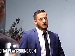 デカチン, デカパイ, 足コキ, Hd, なめる, 怪物, オマンコ, 馬乗り