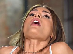 Anal, Nana, Blonde, Couple, Érotique, Petite amie, Lingerie, Rasée