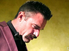 Blondine, Blasen, Lecken, Gefesselt