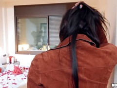 アナル, お尻, アスtoマウス, ベッドルーム, ブロンド, 手コキする, オマンコ, オッパイの
