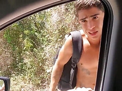 アメリカ人, 車, イく瞬間, チン, 言葉責め, ゲイ, スペイン人, フェラする