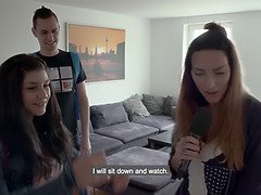 デカチン, デカパイ, 黒人, フェラチオ, 茶髪の, ドイツ人, Hd, 剃毛