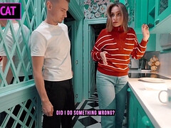 Kiss Cat Busty Maid's First Day(4K) - Hd porn 1080p