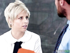 Arsch, Blondine, Blasen, Hundestellung, Schulmädchen, Rasiert, Jungendliche (18+)