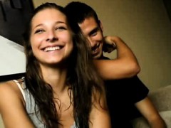Leie, Blasen, Braunhaarige, Hundestellung, Jungendliche (18+), Titten