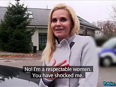 Grosser arsch, Blondine, Auto, Sperma im mund, Hardcore, Milf, Öffentlich, Realität