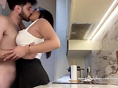 お尻, フェラチオ, 茶髪の, フランス人, 手コキする, 自家製, ティーン, オッパイの