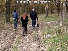 Blasen, Kehlenfick, Schwanz, Riesig, Geld, Im freien, Öffentlich, Ablutschen
