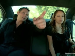 Anal, Tetas grandes, Morena, Fetiche, Penetracion con dedos, Guantes, Cuero, Castigada