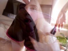 Blonde randy harlot exciting sex video