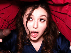 Grosser arsch, Interrassisch, Flotter dreier