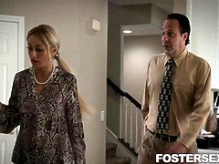 Leie, Schwarz, Blasen, Klassisch, Aufs gesicht abspritzen, Brille, Hd, Ablutschen