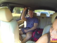 Zwart, Pijpbeurt, Auto, Vrouw, Likken, Buiten, Gezichtspunt, Kut duiken