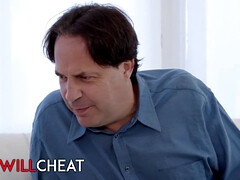 Blond, Pijpbeurt, Bedriegen, Man die toekijkt, Hardcore, Zuigen, Tieten likken, Vrouw