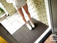 Grote kont, Pijpbeurt, Hd, Interraciaal, Latijnse vrouw, Gezichtspunt, Tieten likken