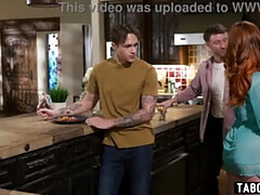 Stepdad watches as muscular Chad Alva bangs MILF Siri Dahl