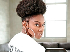 Culo grande, Estilo perrito, Ébano, Interracial, Cocina, Tetas naturales, Adolescente, Tetas