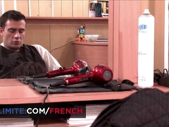 デカパイ, フェラチオ, 茶髪の, フランス人, ハードコア, 淫乱熟女, オフィス, 三人