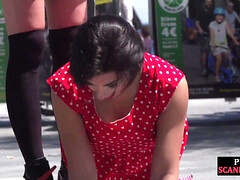 美女, 緊縛, ボンデージ, フェムドム, フェティッシュ, 陵辱, アウトドア, 公共