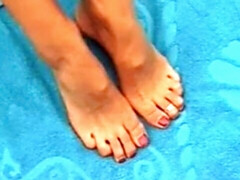 In den arsch, Arsch, Grosser schwanz, Schwarz, Blondine, Füsse, Frau, Titten